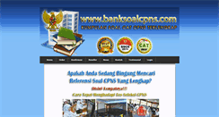 Desktop Screenshot of banksoalcpns.com